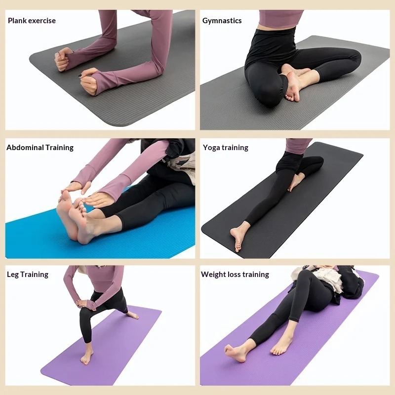 Pilates Yoga Mat Thickness - Tapete de Yoga Extra Grosso Antiderrapante,
