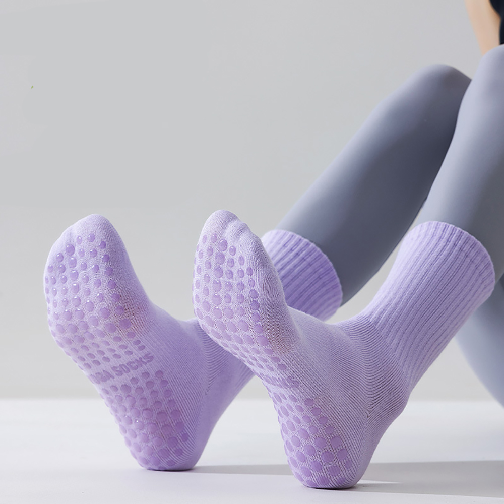 Pilates Yoga Youtube - Meias de Yoga Femininas de Alta
