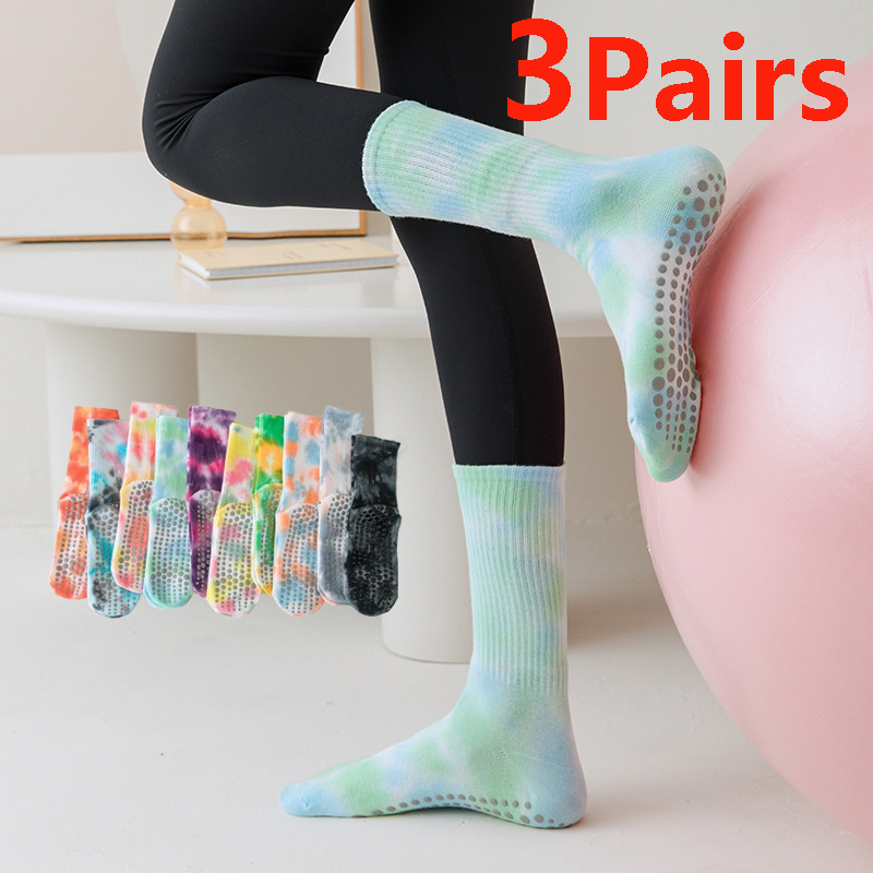 Pilates Yoga Youtube - 3 Pares de Meias de Yoga