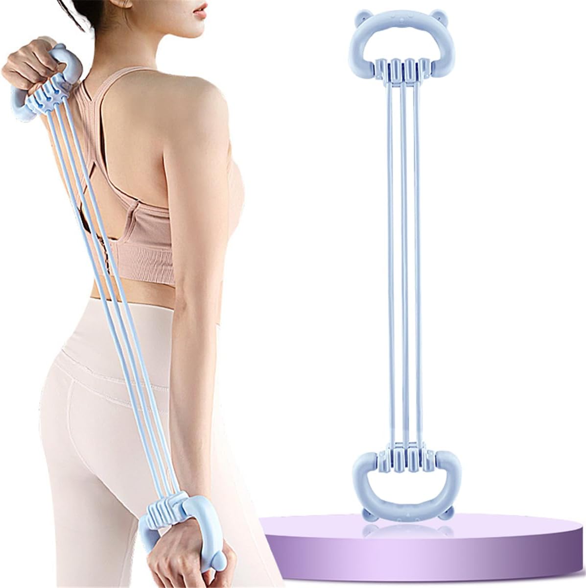 Pilates Yoga Tone - Bandas de Resistência em Formato de