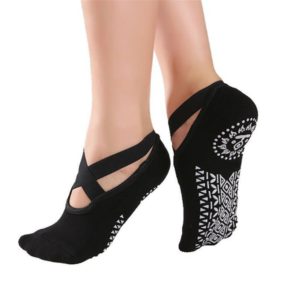 Yoga Pilates Girl - Mulheres meias de yoga silicone pilates