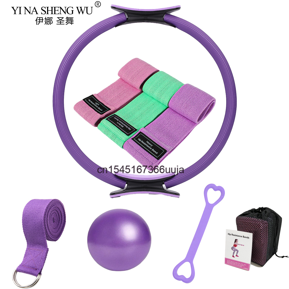 Conjunto de anel de pilates, 8 - Pilates Yoga Resistance Ring avaliação e preço