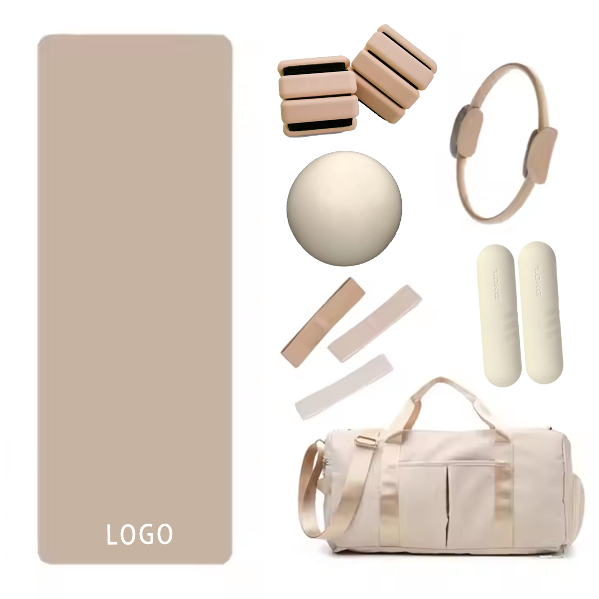 Kit de Fitness com Bola de Yog - Pilates Yoga Resistance Ring avaliação e preço