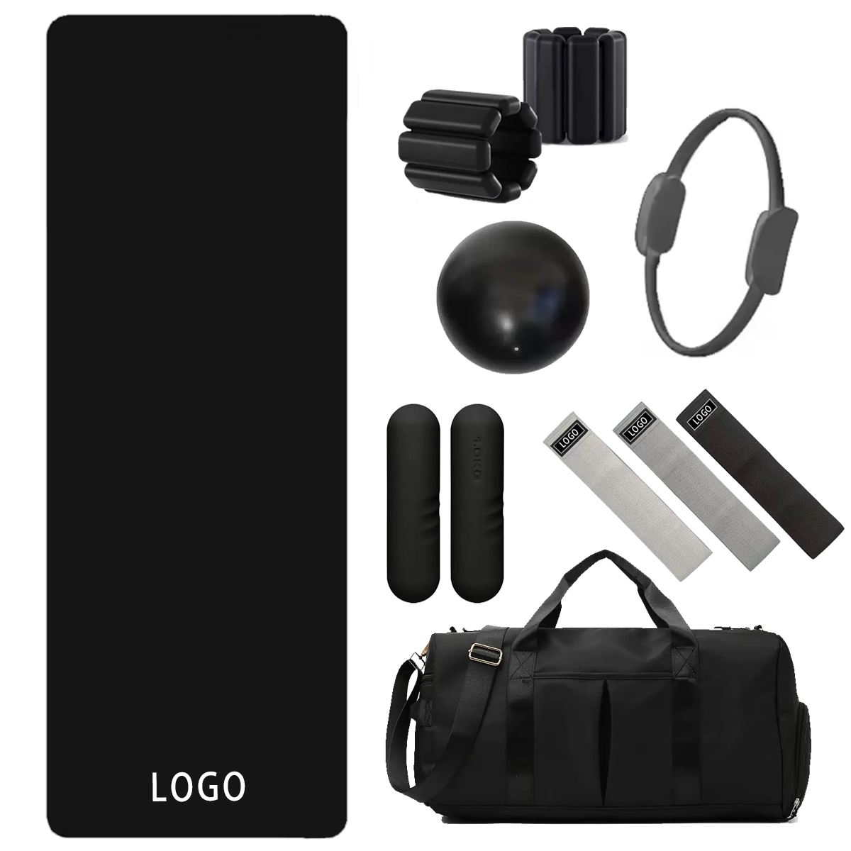 Kit de Fitness com Bola de Yog - Pilates Yoga Resistance Ring avaliação e preço