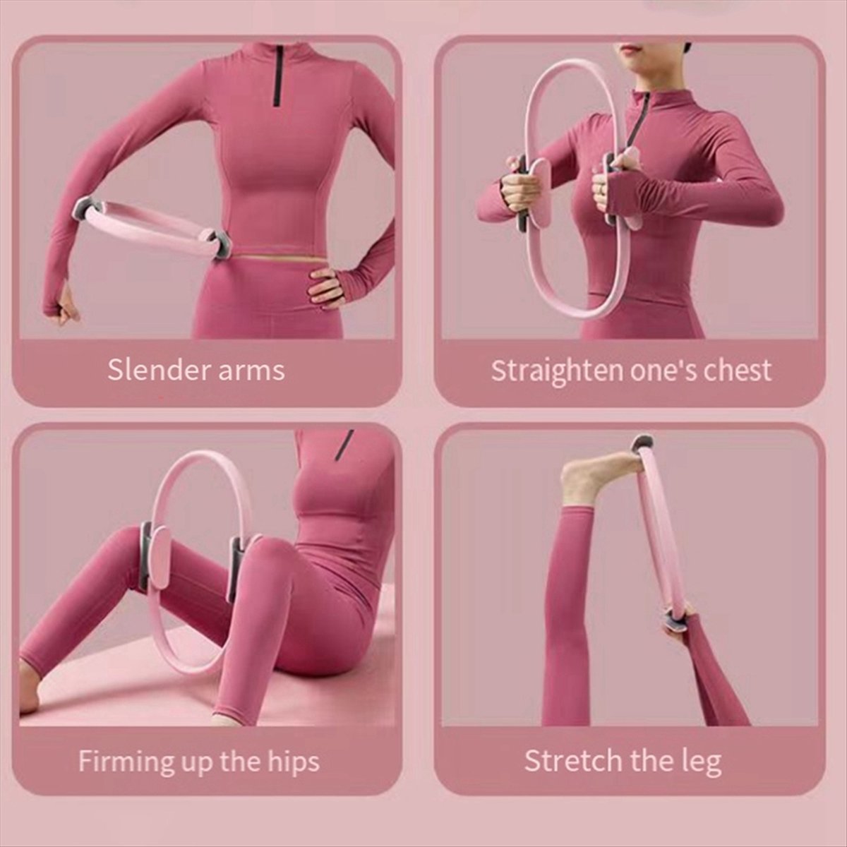 Anel de Pilates ABXY, Círculo  - Pilates Yoga Resistance Ring avaliação e preço