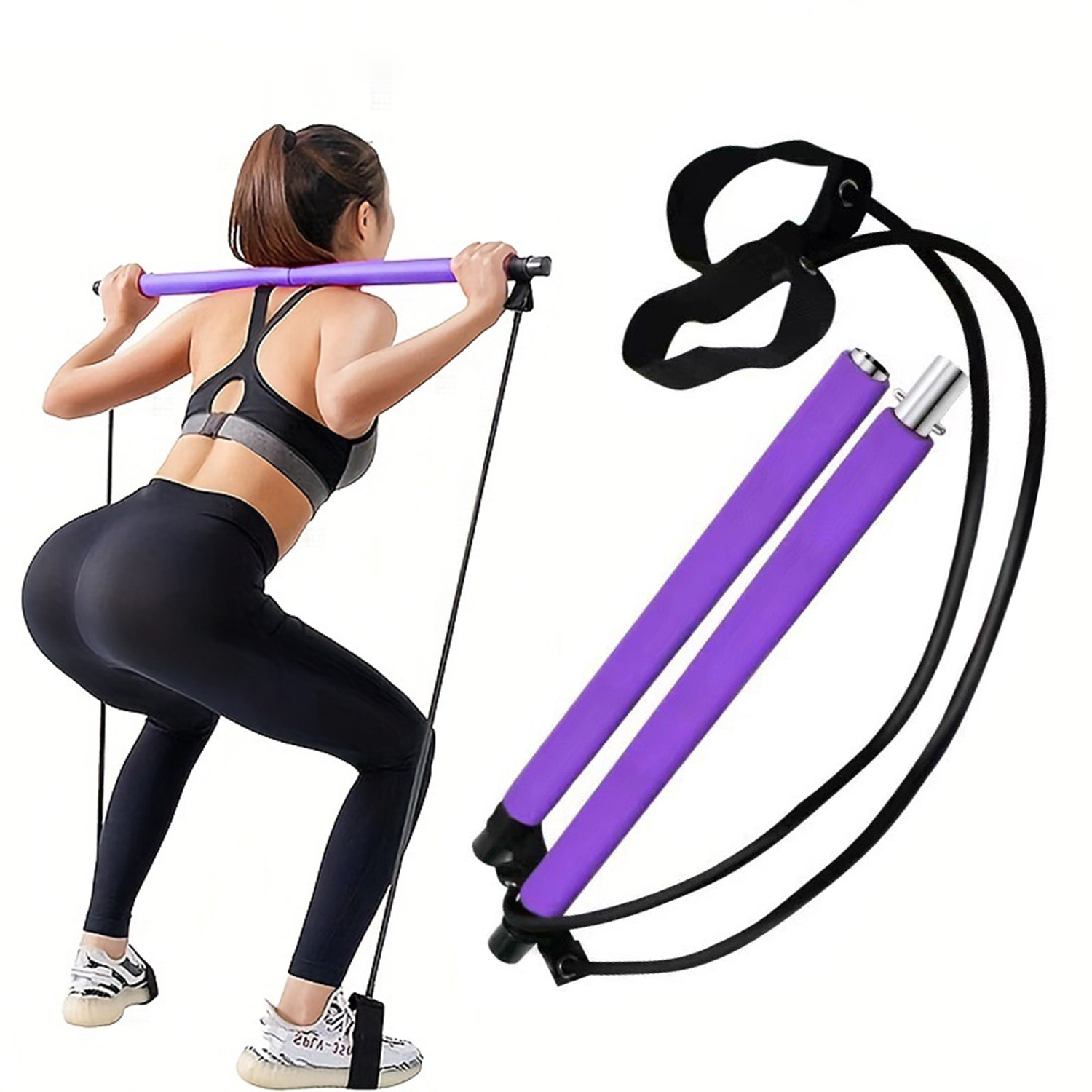 7 pçs portátil yoga pilates ba - Pilates Yoga Tone avaliação e preço