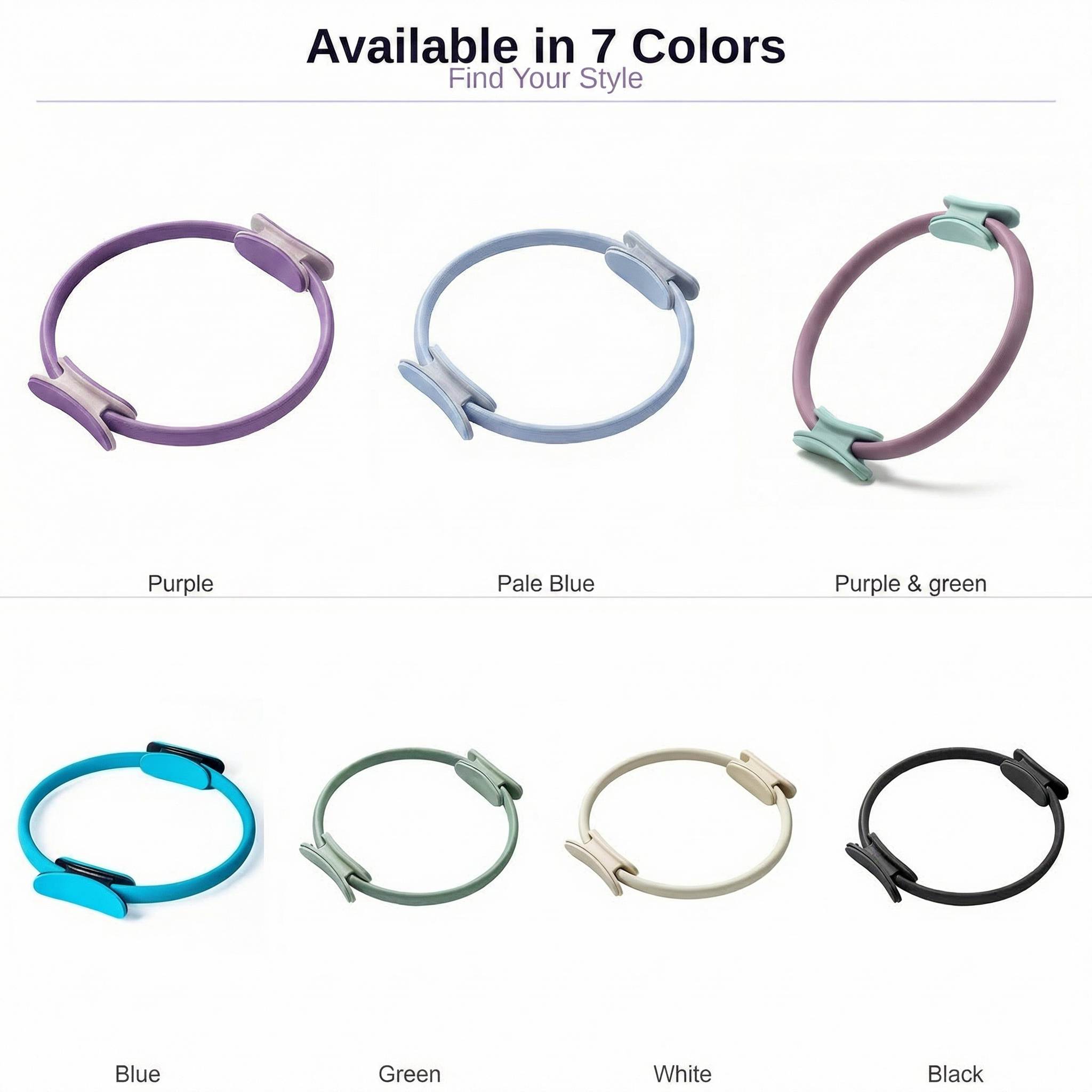 Anel de Pilates de 38cm, Círcu - Pilates Yoga Resistance Ring avaliação e preço