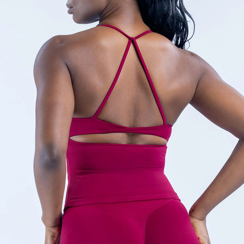 Top cropped de yoga rosa Cloud - Yoga Pilates Girl avaliação e preço