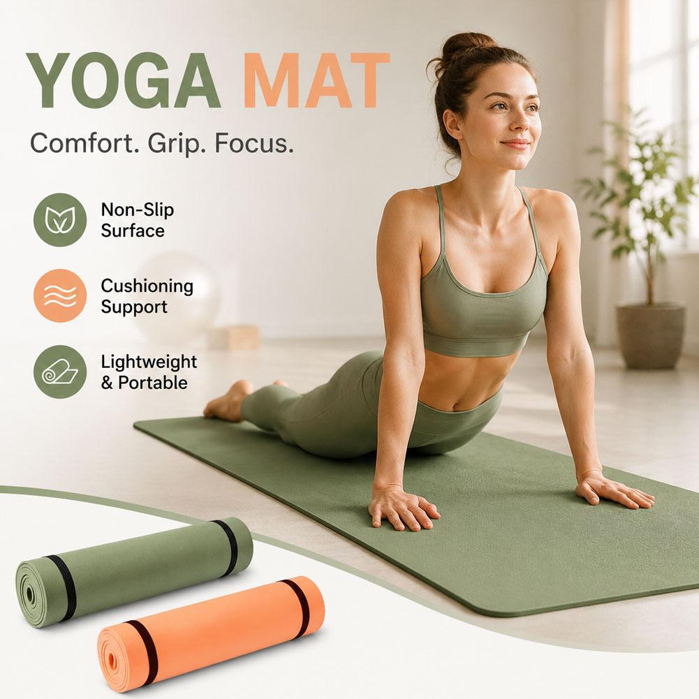 Tapete de Yoga e Pilates Antid - Pilates Yoga Mat Thickness avaliação e preço