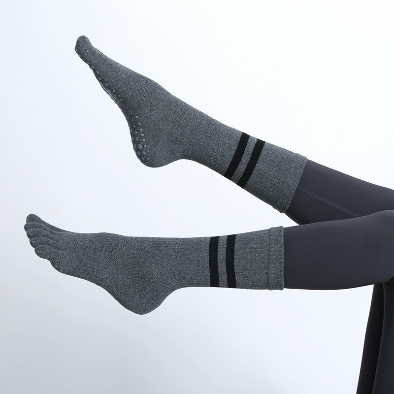 Meias de algodão Five Fingers  - Pilates Yoga Youtube avaliação e preço
